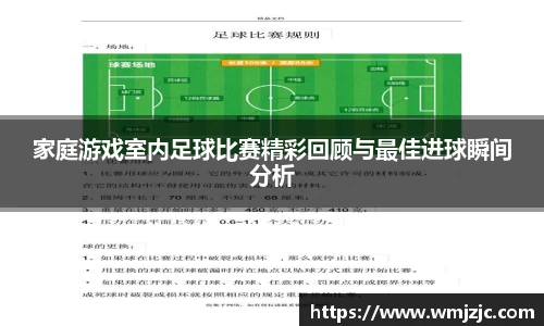 家庭游戏室内足球比赛精彩回顾与最佳进球瞬间分析